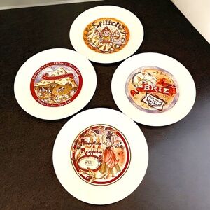 Classic Cheese by Restoration Hardware  Set of 4 Plates